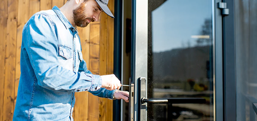 Frameless Glass Storefront Door Locks Replacement in Ramona, CA